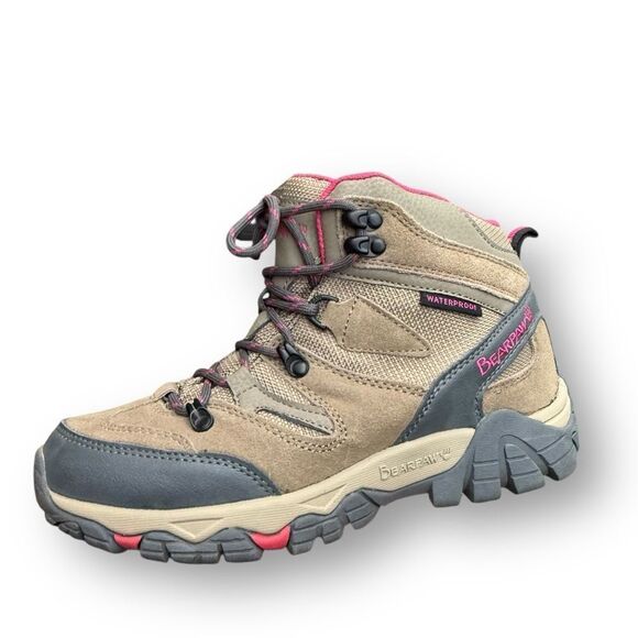 Bearpaw Women’s Corsica Boots Taupe Pink Hiker Hiking Boot Outdoor Size 8 - Picture 9 of 15